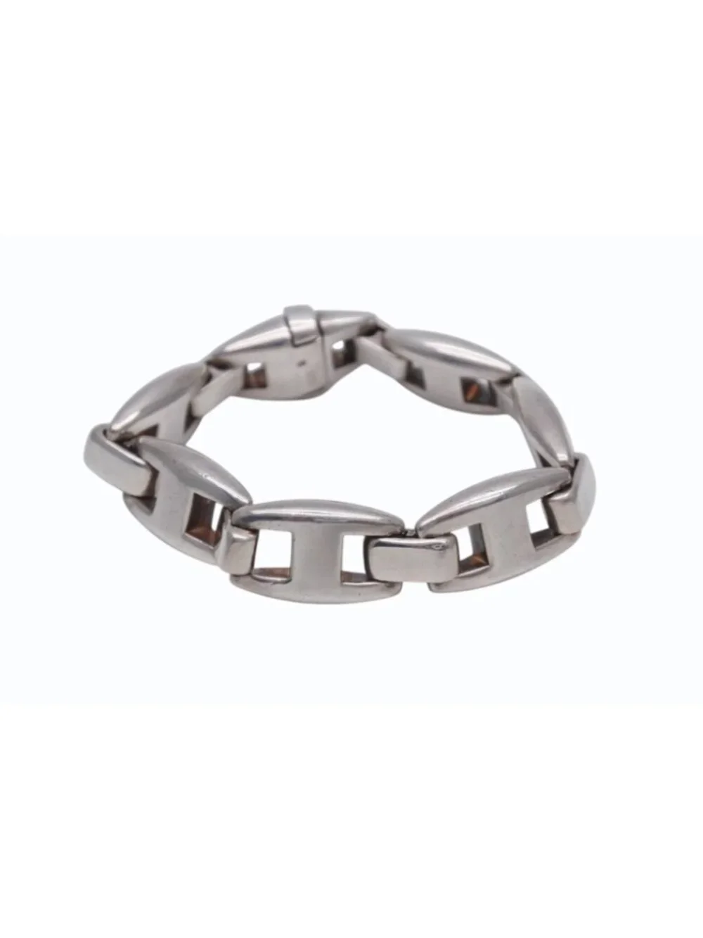 Hermes Cassiopeia Bracelet 6 Links Silver